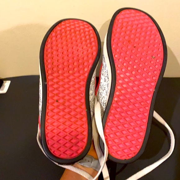 Women's Vans Lace Up Sneakers Doodle scribble 8.5 - Picture 8 of 11